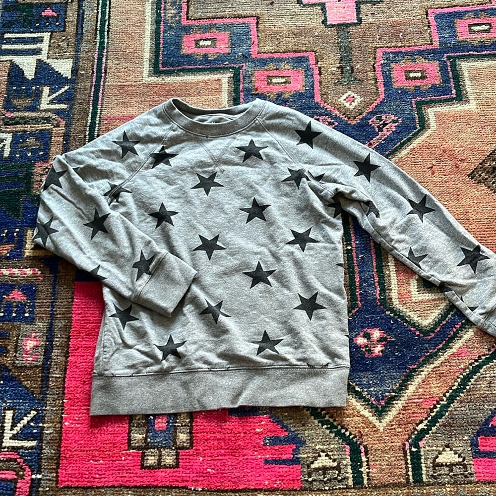 Primary grey star sweatshirt